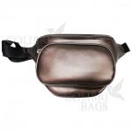 Женская кожаная поясная сумка Corsica. Бронза