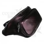 Женская кожаная поясная сумка Corsica. Кофе жемчужный