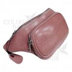 Женская кожаная поясная сумка Corsica. Лиловый