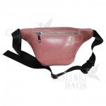 Женская кожаная поясная сумка Corsica. Лиловый