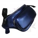 Женская кожаная поясная сумка Corsica. Сапфир
