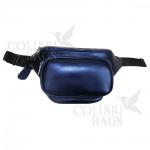 Женская кожаная поясная сумка Corsica. Сапфир