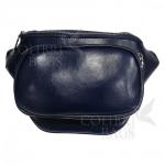 Женская кожаная поясная сумка Corsica. Темно-синий.