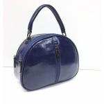 Женская кожаная сумка BIANKA MINI LIGHT. Темно-синий.