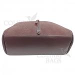 Женская кожаная сумка BIANKA ЗАМША. ПУДРОВЫЙ.