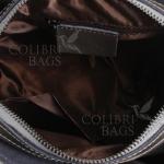 Женская кожаная сумка ARUBA с цепочкой. Серебро.