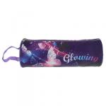 Гловинг Пенал мягкий круглый, 21х7х7см, ПВХ 0,8мм, с ручкой, с антисминаемым вкладышем