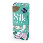  Прокладки ежедневные OLA! тонкие стринг-мультиформ Белый пион, 20 шт,арт.02679