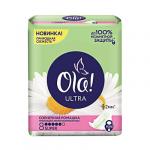  Прокладки гигиенические OLA супер, ультратонкие Бархатистая сеточка 8 шт, 50082 арт.0460