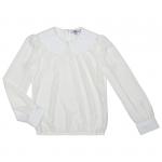 Блузка с круглым воротником