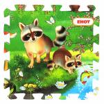 *Коврик-пазл Кто живёт в лесу FS-FOREST Играем вместе