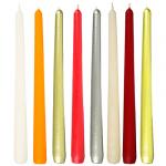 LADECOR Свеча античная коническая парафиновая, 25 см, 8 цветов