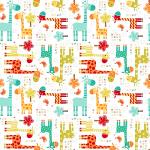 Набор детских пеленок поплин 4 шт 72/120 см 1842