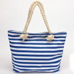 Комплект  (сумка пляж/ручки-канаты+бейсболка)  текстиль,  1отдел,  морские полоски 152410