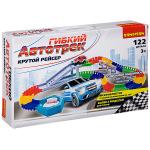 Гибкий автотрек Bondibon «КРУТОЙ РЕЙСЕР», 122 дет., BOX 24x7x40 см