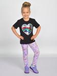 Брюки "Сказка (фиолетовый)" для девочек