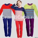 Пижама для девочек, длинный рукав, Taro