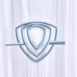 Улитка-треугольник -10 заколка для нитяных штор