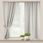 Комплект портьер для кухни Жаккард Мелкая ромашка 135*180*2 шт.