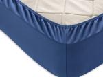 Простыня на резинке 140*200*20 трикотаж (пл.120) индиго