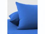 Набор из 2-х наволочек на молнии 70*70 трикотаж (пл.120) (синий)