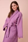 Халат вафельно-махровый женский "KARNA AYDER", светло-лаванда                             (kr-200983-gr)