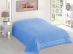 Простынь махровая "KARNA PETEK", голубой, 200*220 см                             (kr-104642)