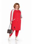 Брючный костюм 1043 красный, Pretty