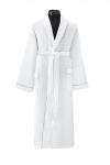 Халат вафельный с кантом "KARNA ALERON", белый                             (kr-200585-gr)