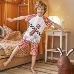 Пижама фуфайка (футболка), шорты д/мал