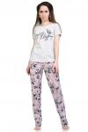 Пижама жен. футболка/брюки