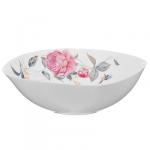 MILLIMI Анета Салатник, опаловое стекло 24 см, квадратная форма, 19019