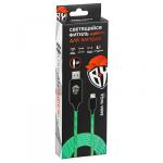 FORZA Кабель для зарядки BY iP, с LED подсветкой, 1м, 2.4А, покрытие TPE