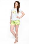 Пижама жен. футболка/шорты