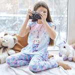 Пижама фуфайка (футболка), лосины д/дев