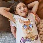 Пижама фуфайка (футболка), шорты д/дев