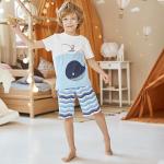 Пижама фуфайка (футболка), шорты д/мал