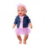 Набор с джинсовой курткой для куклы  Baby Born ростом 43 см