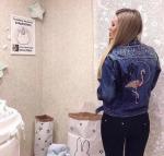 Джинсовка розовый фламинго NG DT ZI