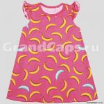 Платье для девочки без рукавов "Бананы", KotMarKot