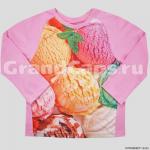 Лонгслив для девочки KotMarKot