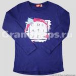 Лонгслив для девочки Let's Go