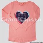 Лонгслив для девочки Let's Go