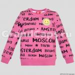 Лонгслив для девочки Let's Go