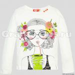 Лонгслив для девочки Let's Go