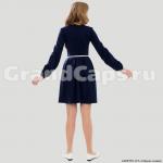 Платье с ремнем Ladetto