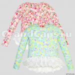 Лонгслив для девочки Let's Go