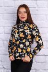 Водолазка Натали желтые цветы
