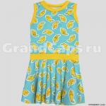 Платье для девочки без рукавов "Лимоны", KotMarKot