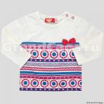 Лонгслив для девочки Let's Go